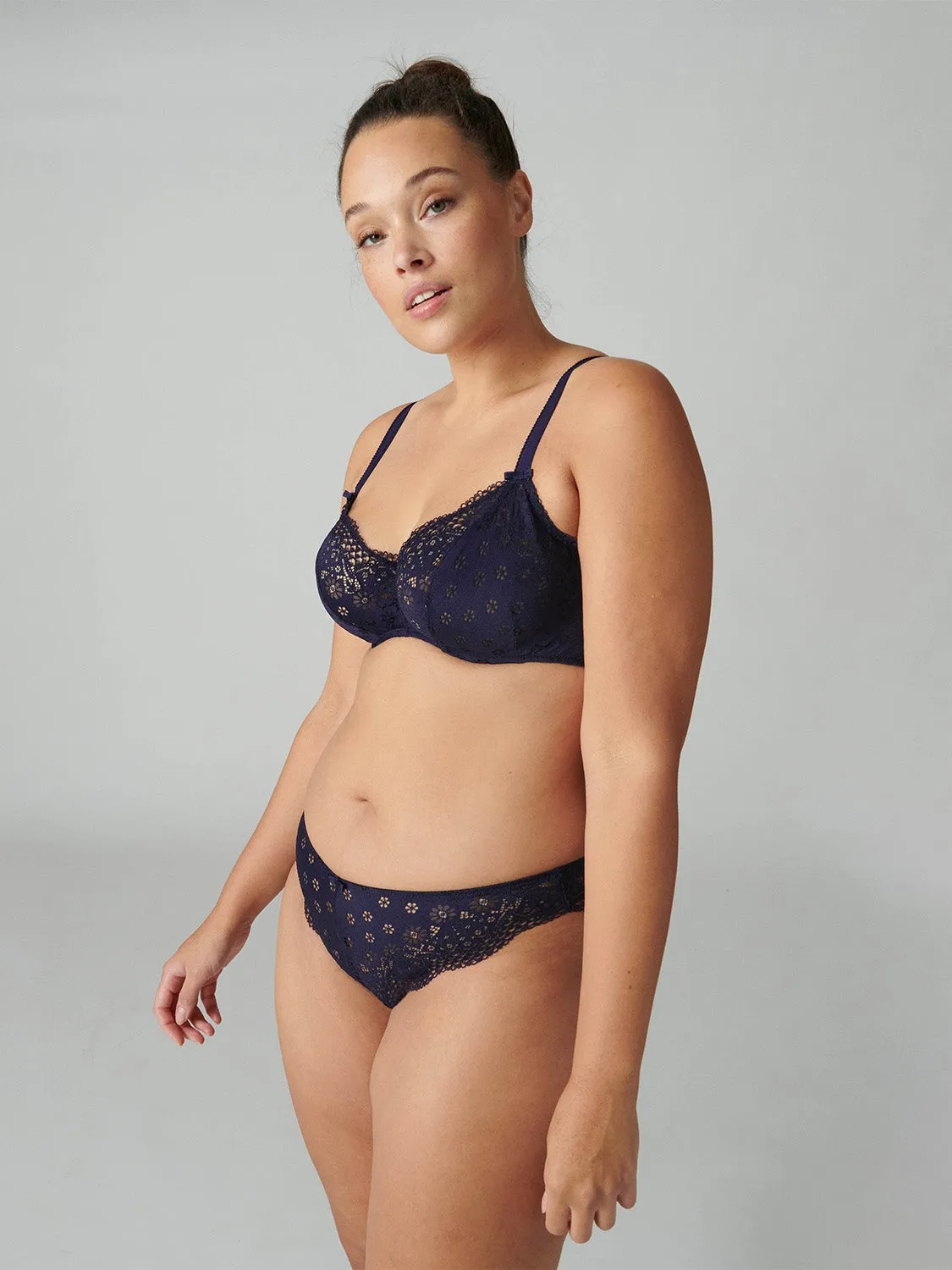 Aimee Underwire Plunge - Midnight