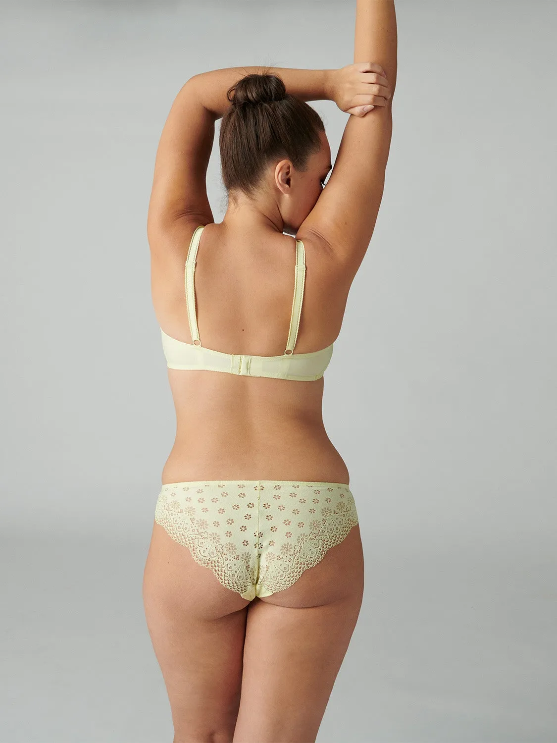 Aimee Underwire Plunge - Yuzu Yellow