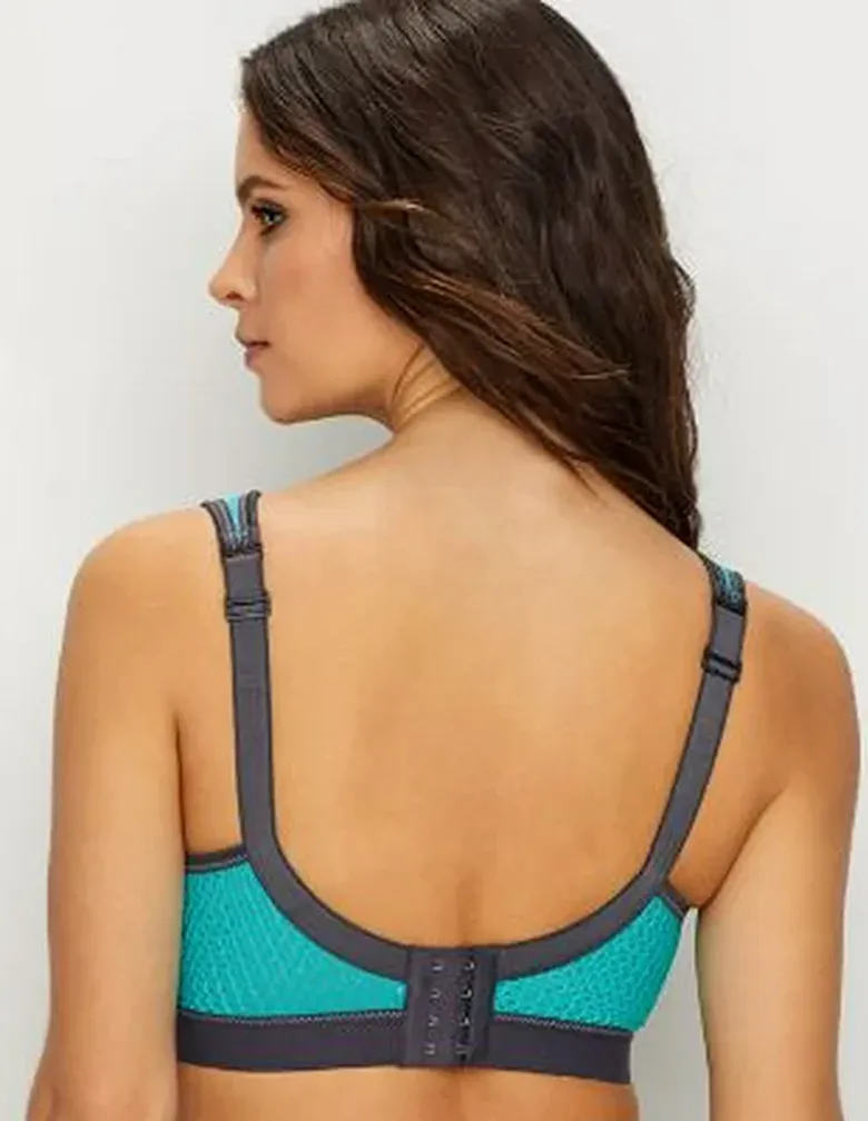 Anita 5527 Peacock/Anthracite Extreme Control Sports Bra