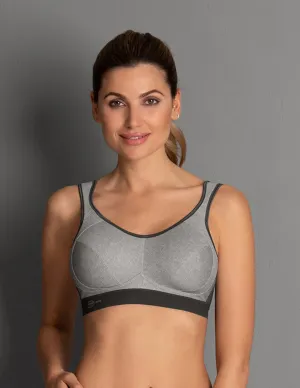 Anita Extreme Control 5527 Heather Grey Sports Bra