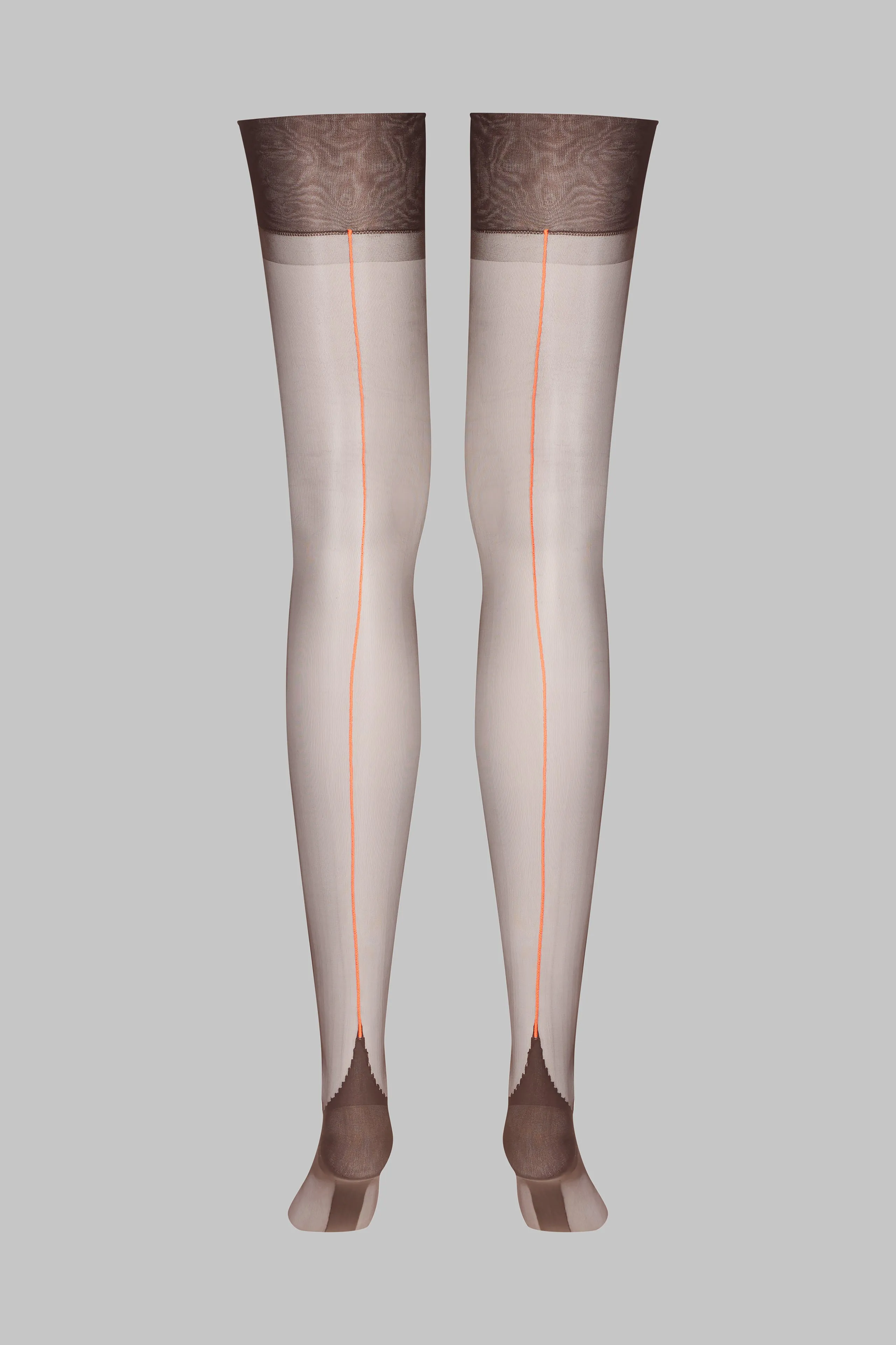 Authentic neon seamed nylon stockings -15D - Les Coquetteries