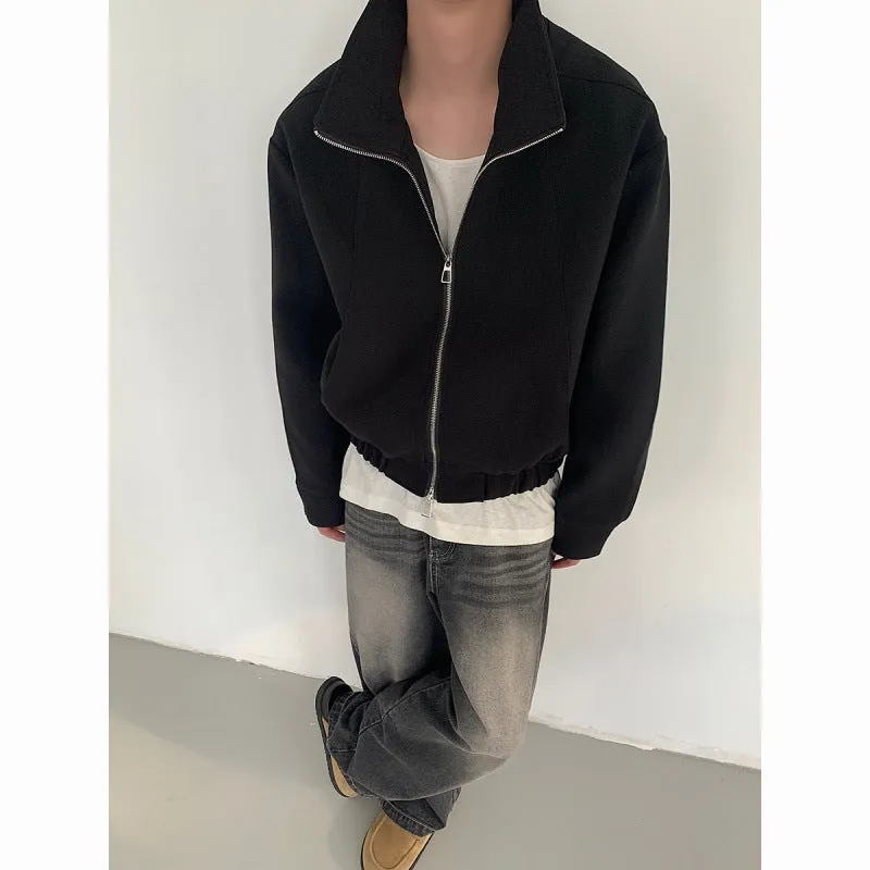 Autumn Short Profile Citywalk Minimalist Couple Jacket Jacket