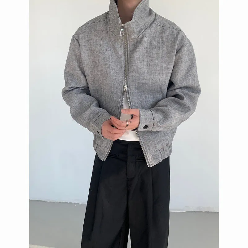 Autumn Short Profile Citywalk Minimalist Couple Jacket Jacket
