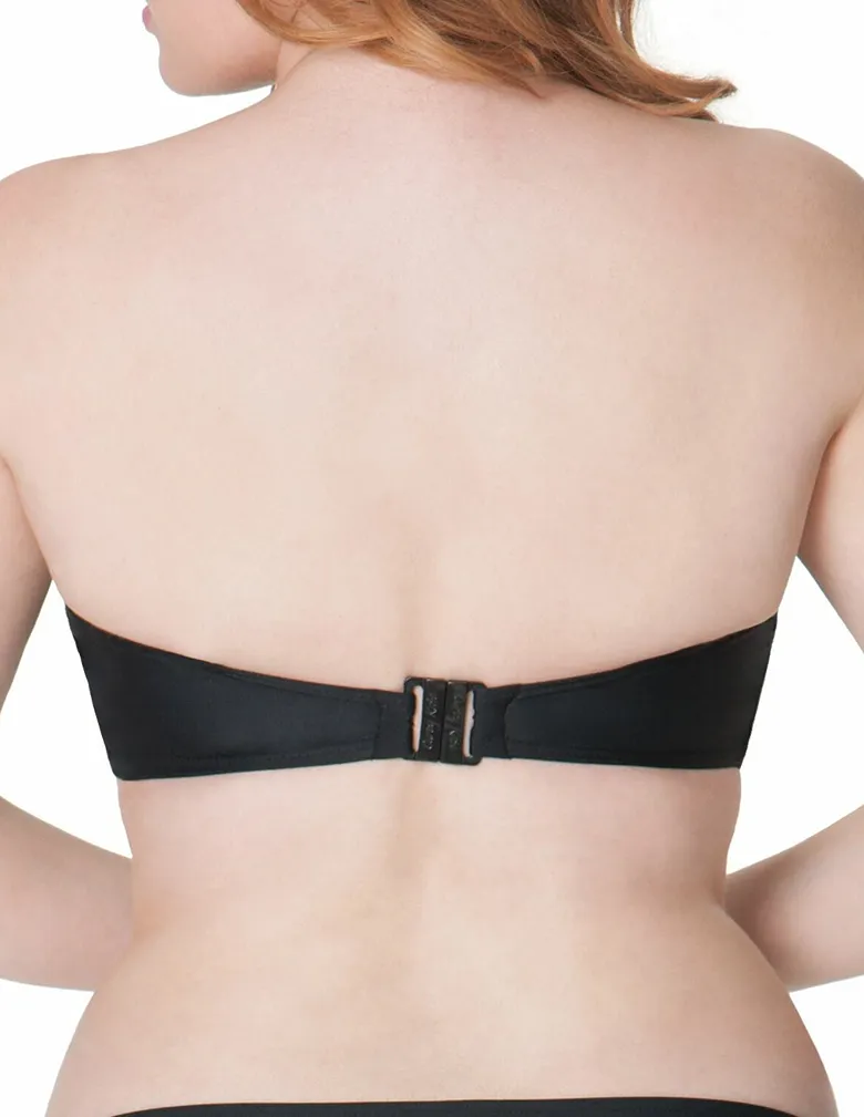 Curvy Kate Hypnotic CS3641 Bandeau Bikini Top Monochrome/Olive Swimwear