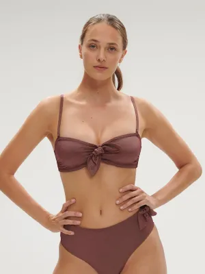 Daphn Wireless Bandeau - Lurex Dark Purple