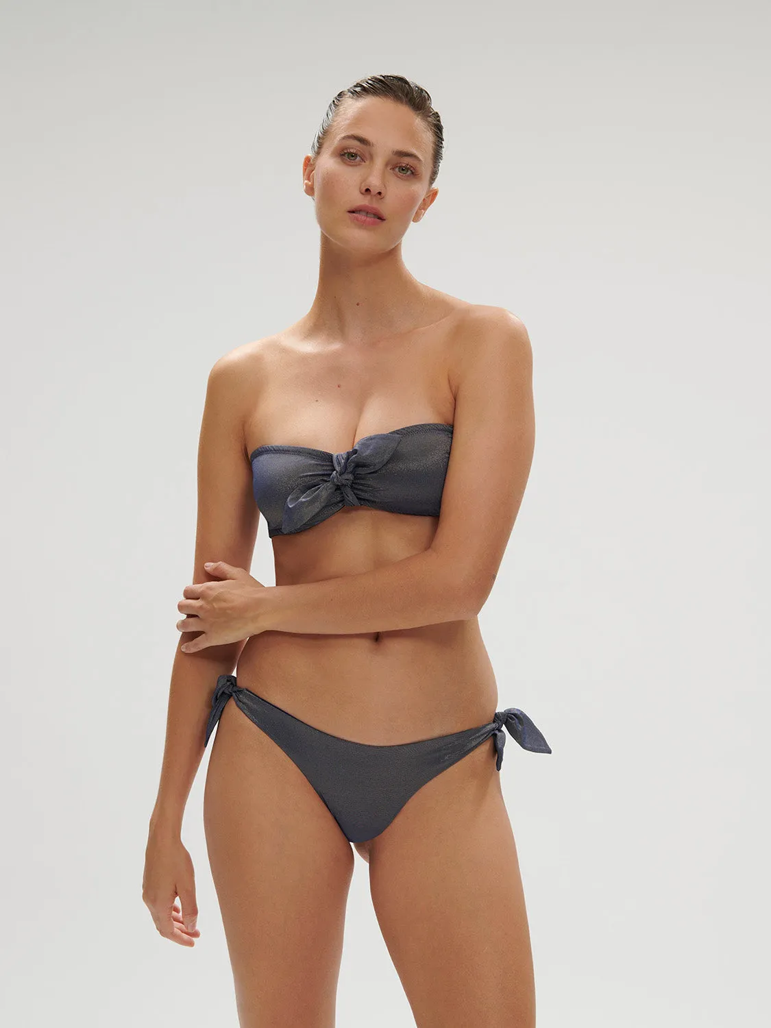 Daphn Wireless Bandeau - Lurex Midnight