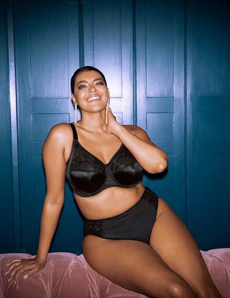 Elomi Cate EL4030 Black Underwire Full Cup Banded Bra
