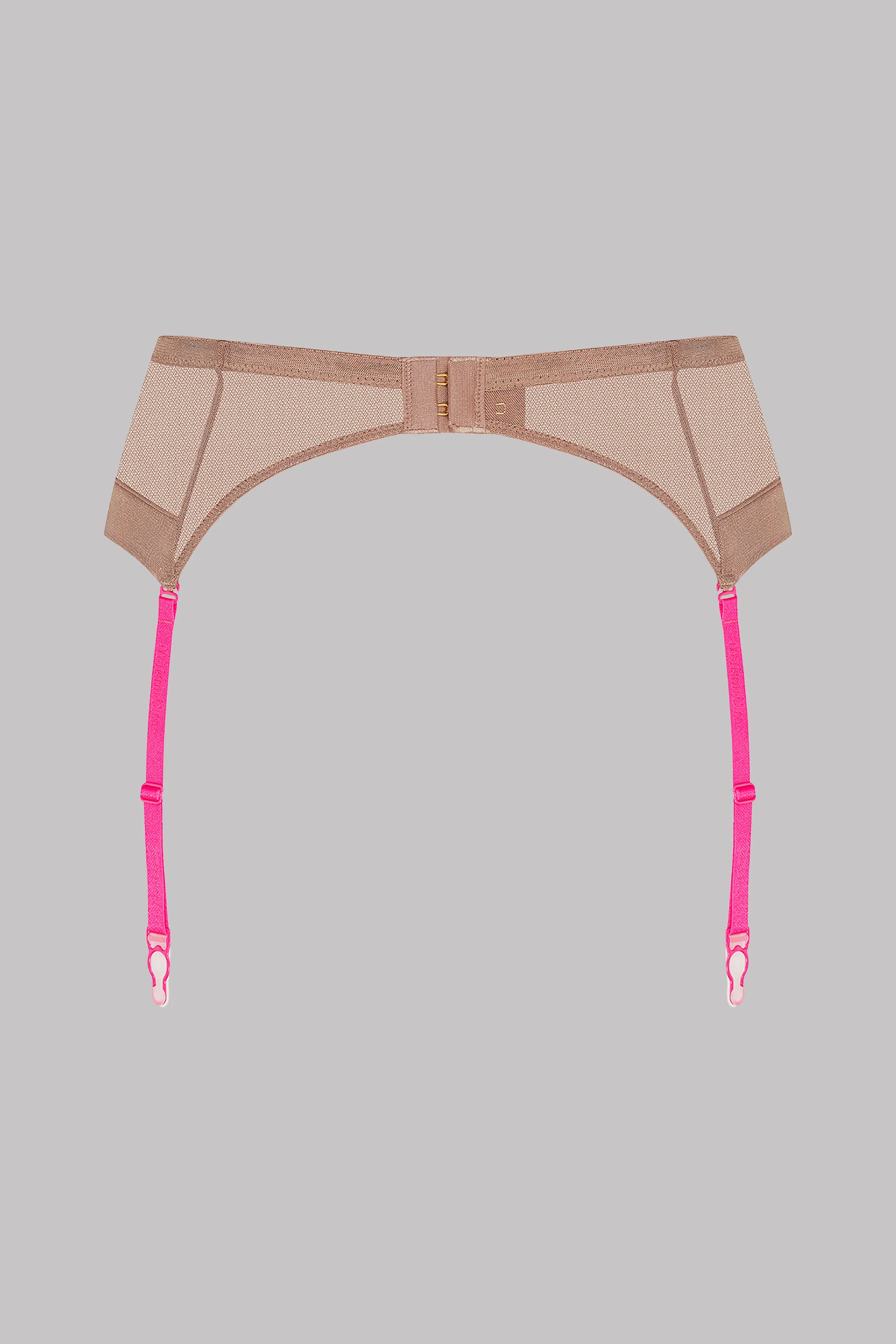 Garter Belt - Corps  Corps - Ginger snap/Neon Pink