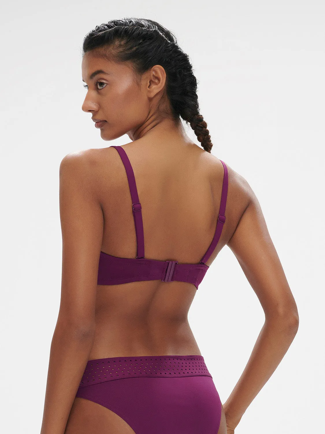 Hoya Underwire Bandeau - Blackberry