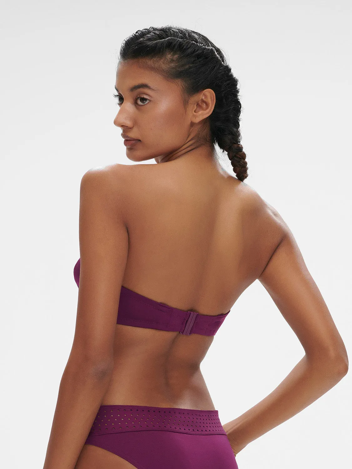 Hoya Underwire Bandeau - Blackberry