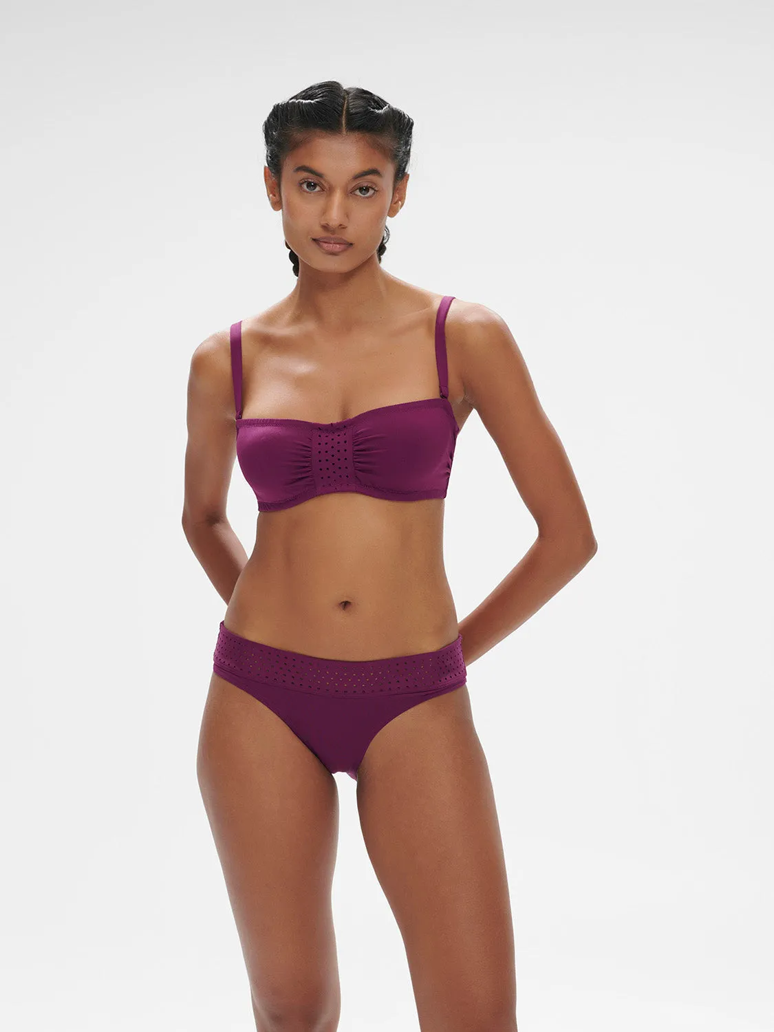 Hoya Underwire Bandeau - Blackberry