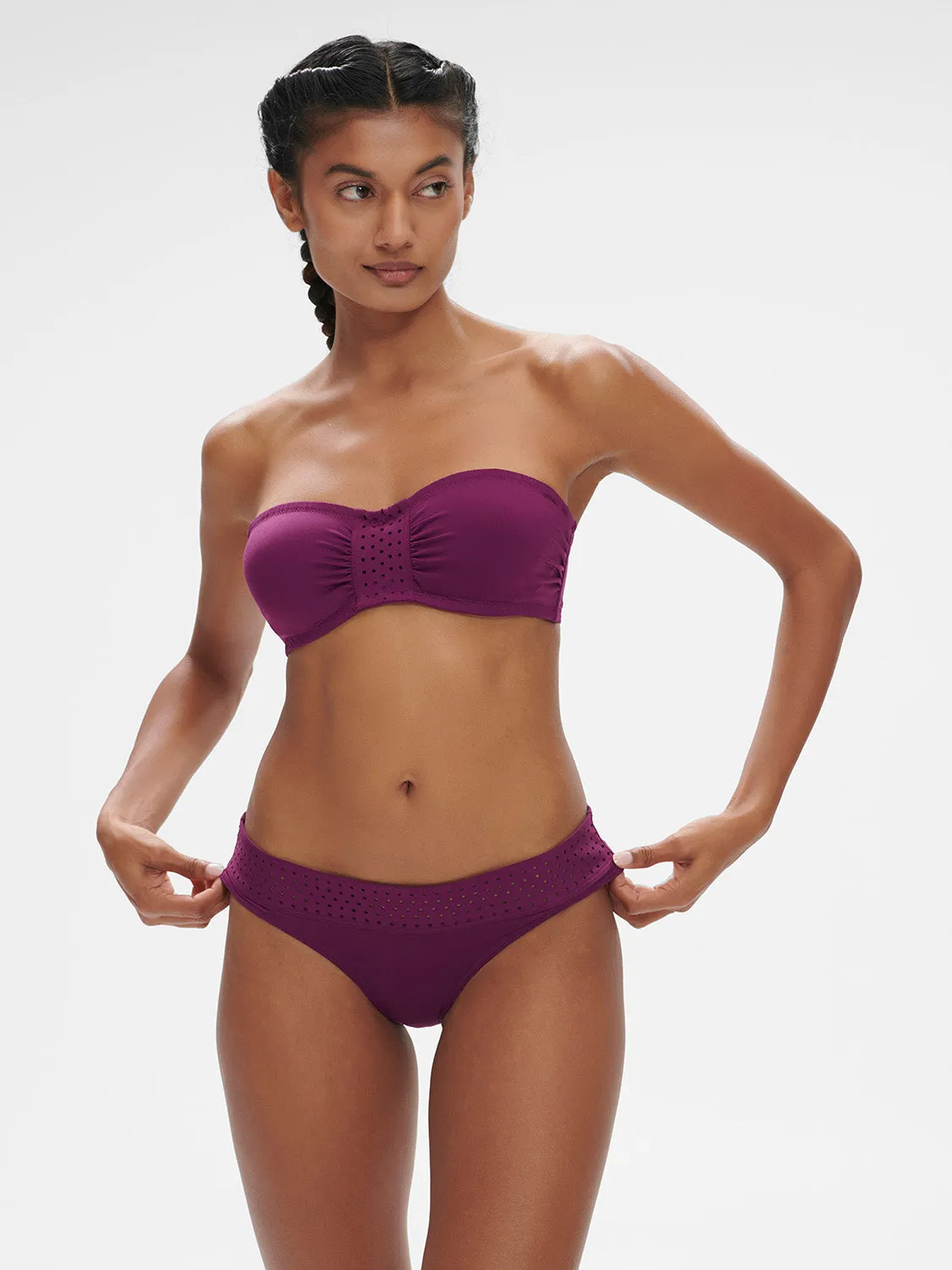 Hoya Underwire Bandeau - Blackberry