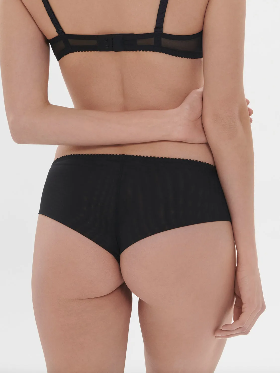 Intrigue Boyshort - Black