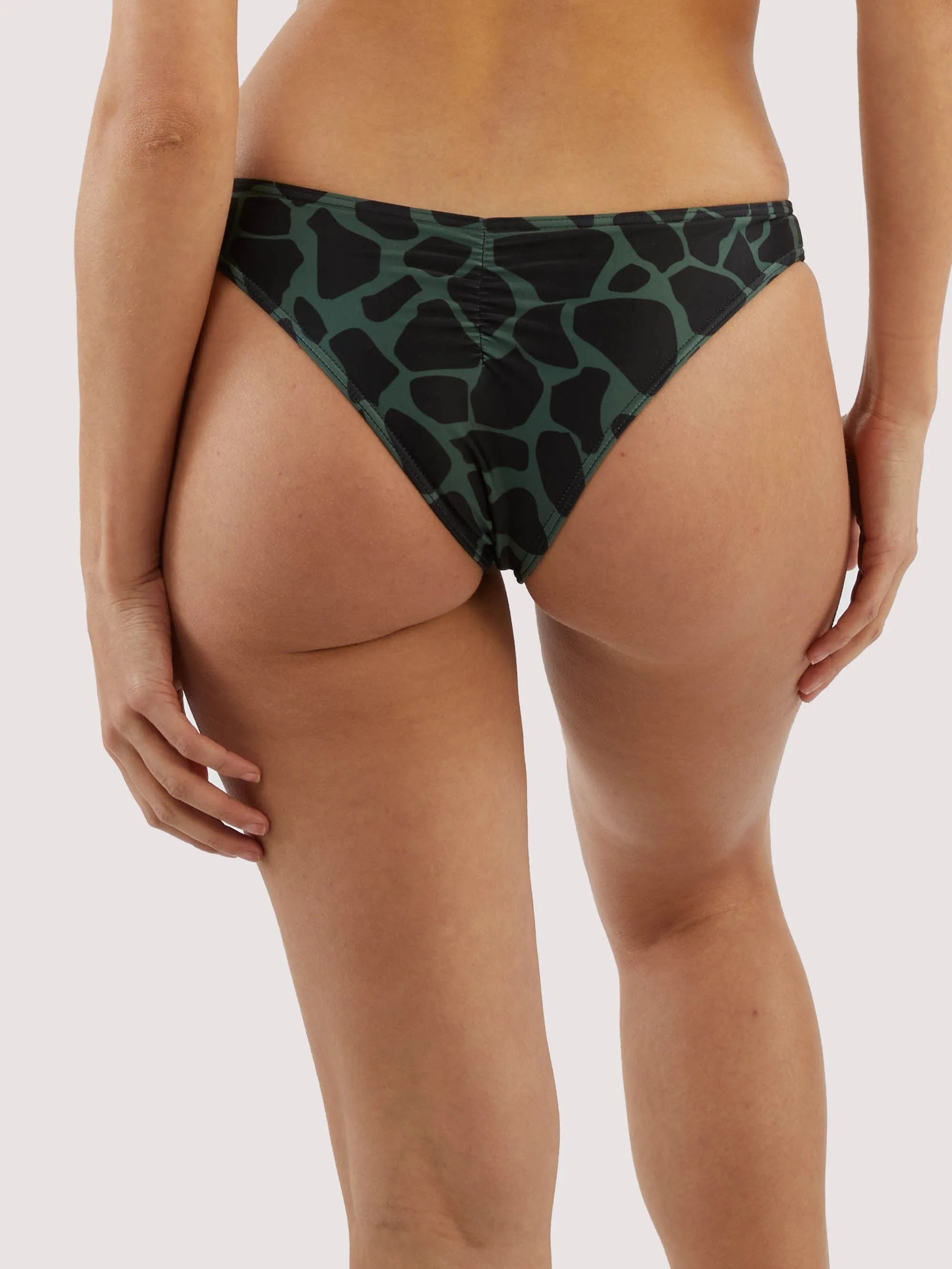 Khaki Eco Giraffe Brazilian Brief