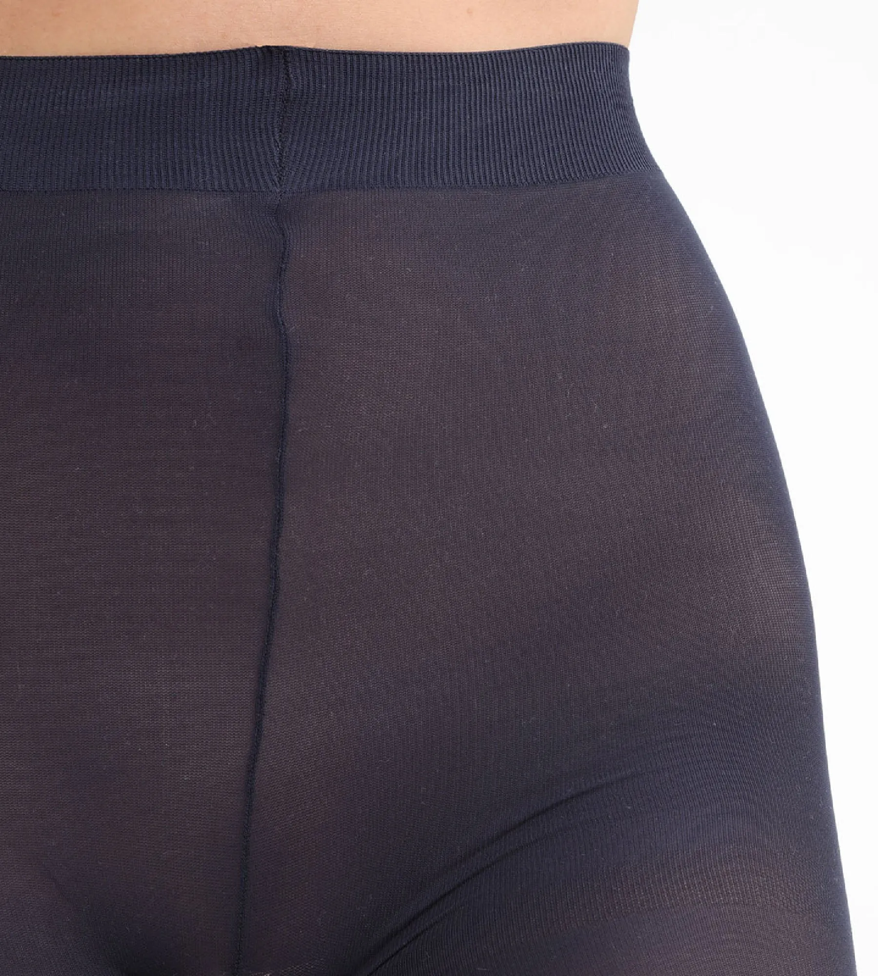 Les Opaques Women's 50D Navy Velvet Opaque Tights