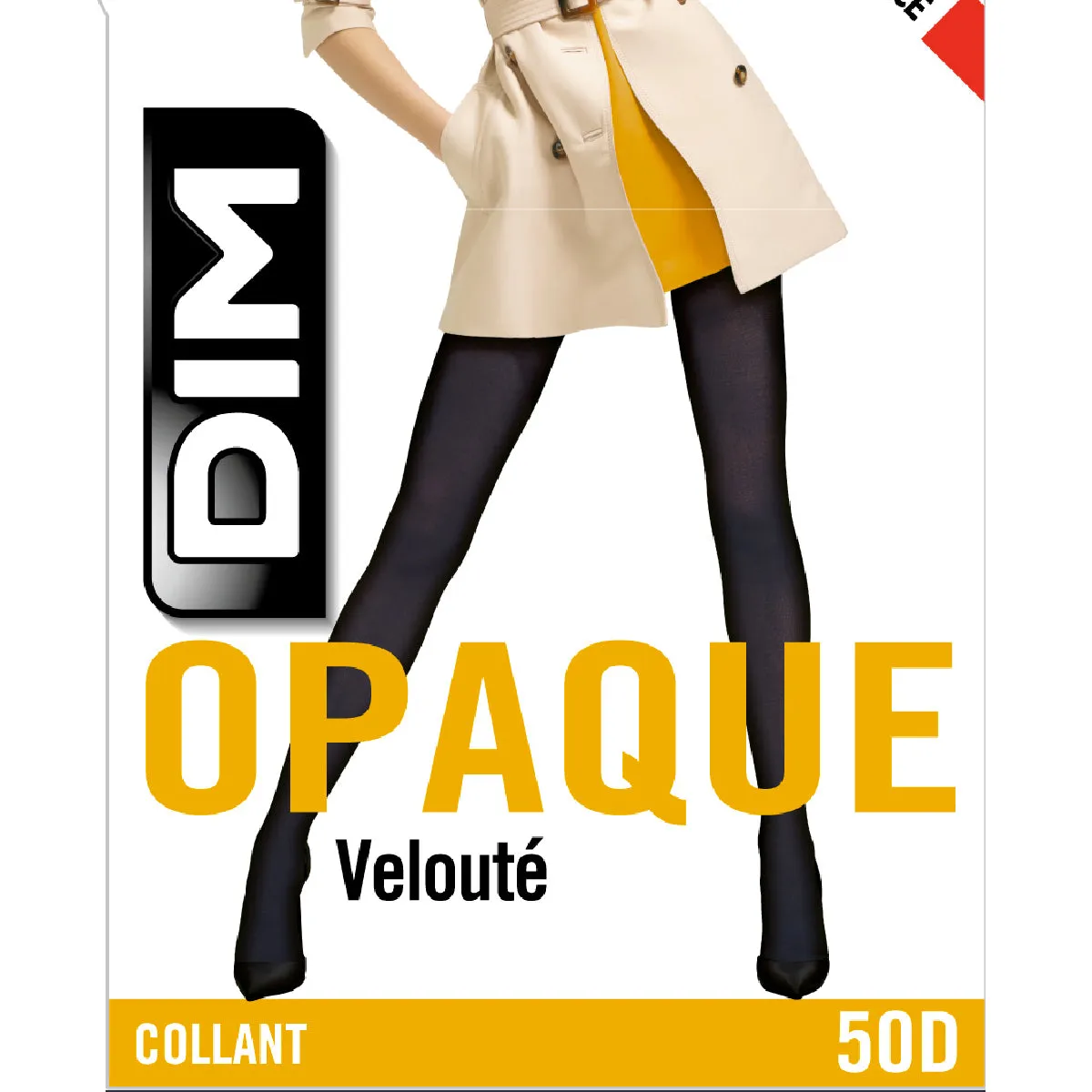 Les Opaques Women's 50D Navy Velvet Opaque Tights