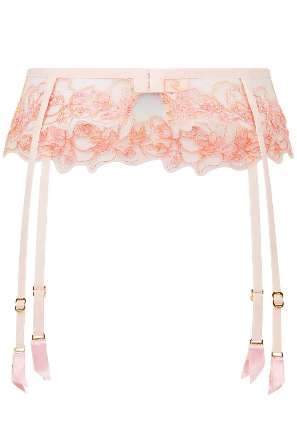 Lindie Suspender Belt Baby Pink. Size 4 (UK 12)