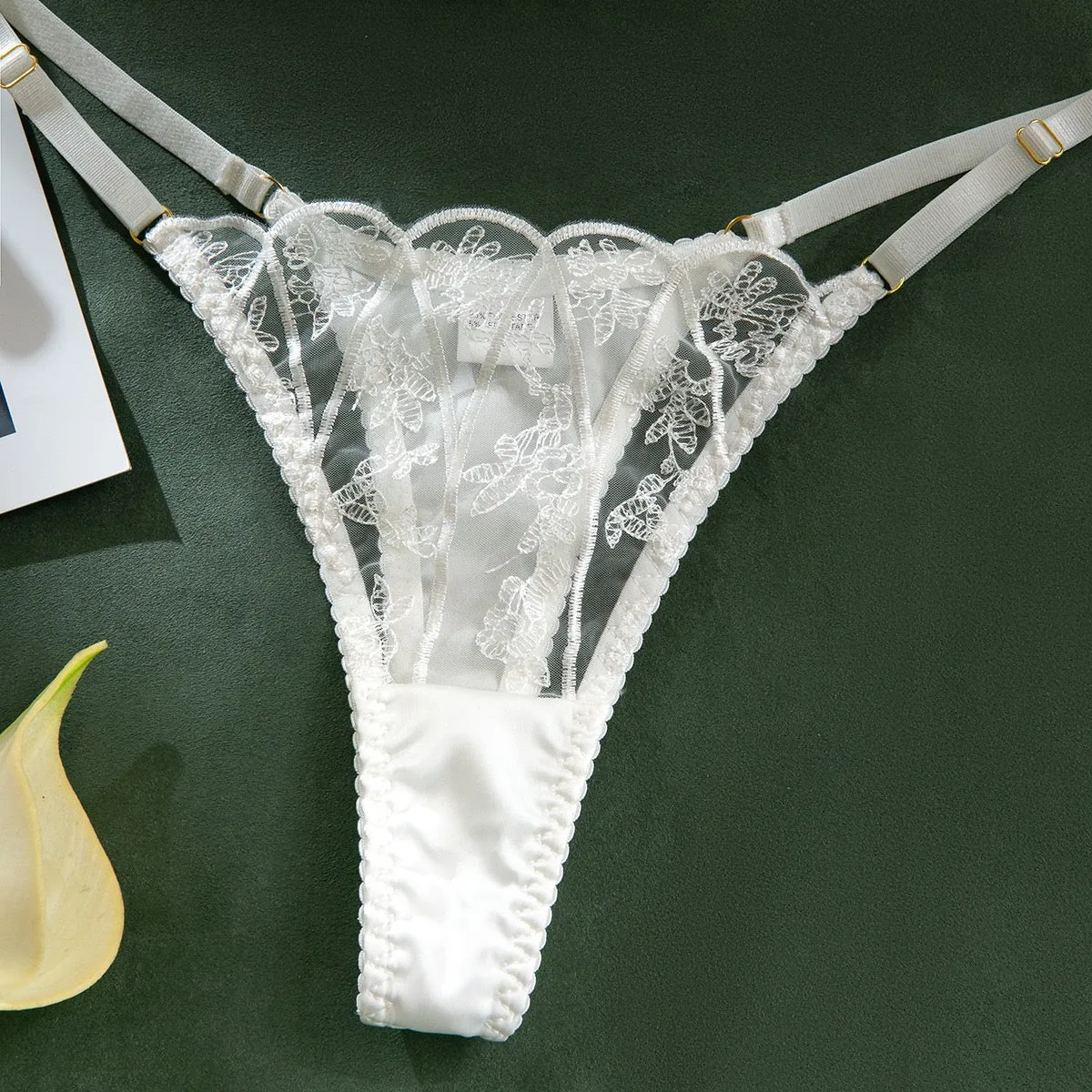 Lingerie Lace Babydoll 2 Piece Sexy Bra and Panty Sets
