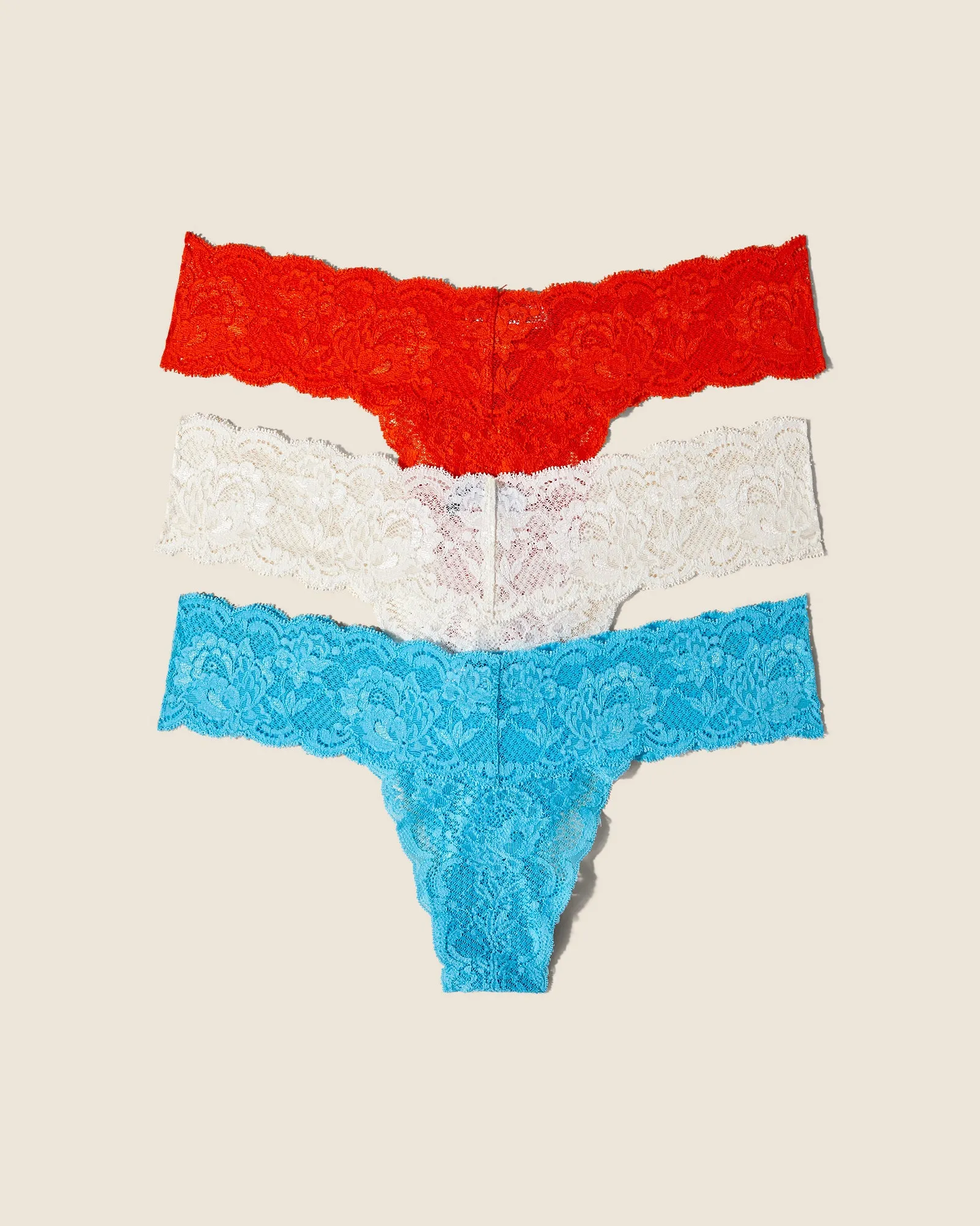 Lot De 3 Tangas