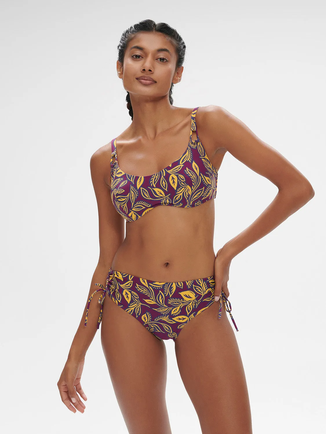 Melia Underwire Scoop - Agadir Purple