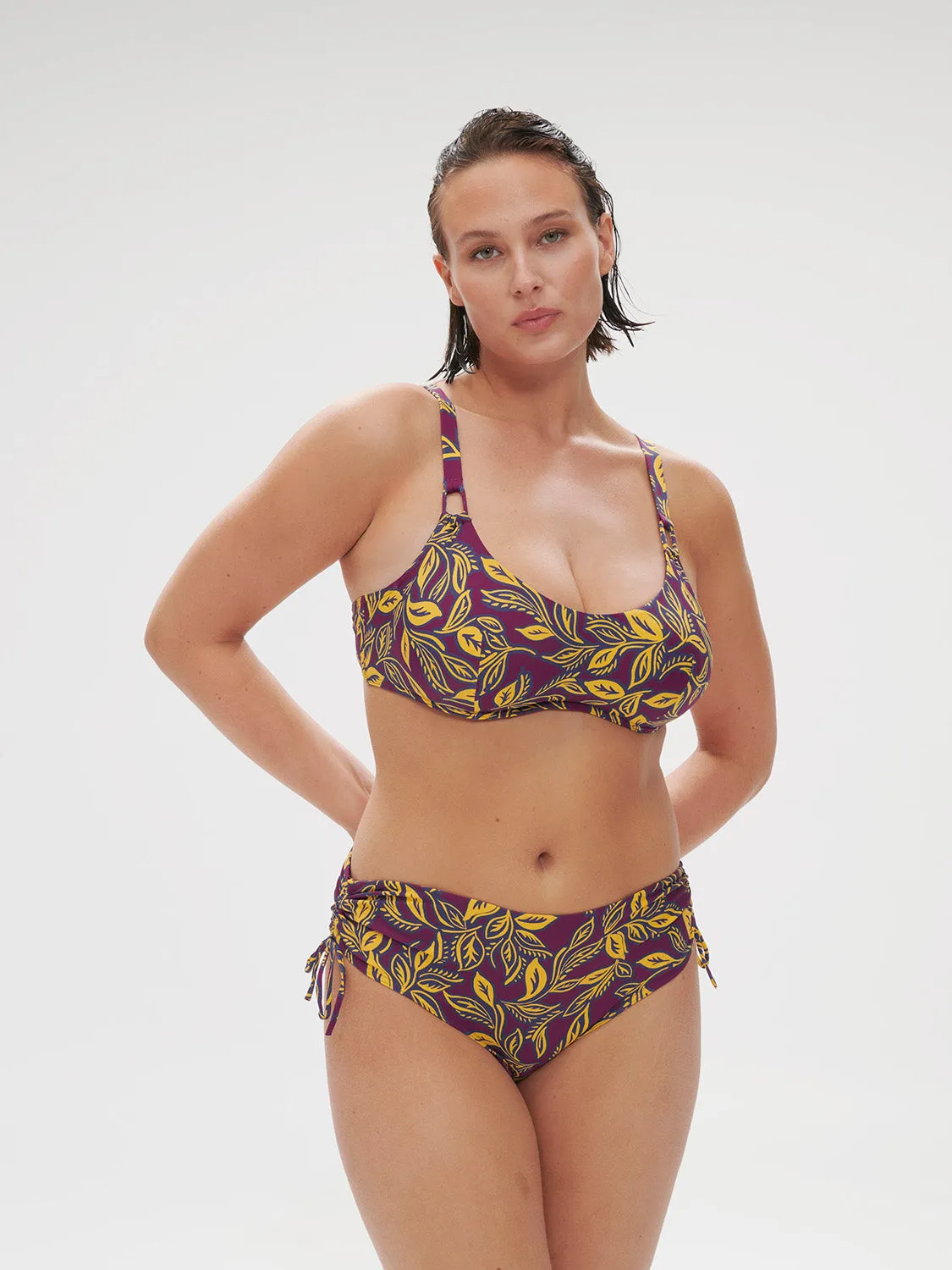 Melia Underwire Scoop - Agadir Purple