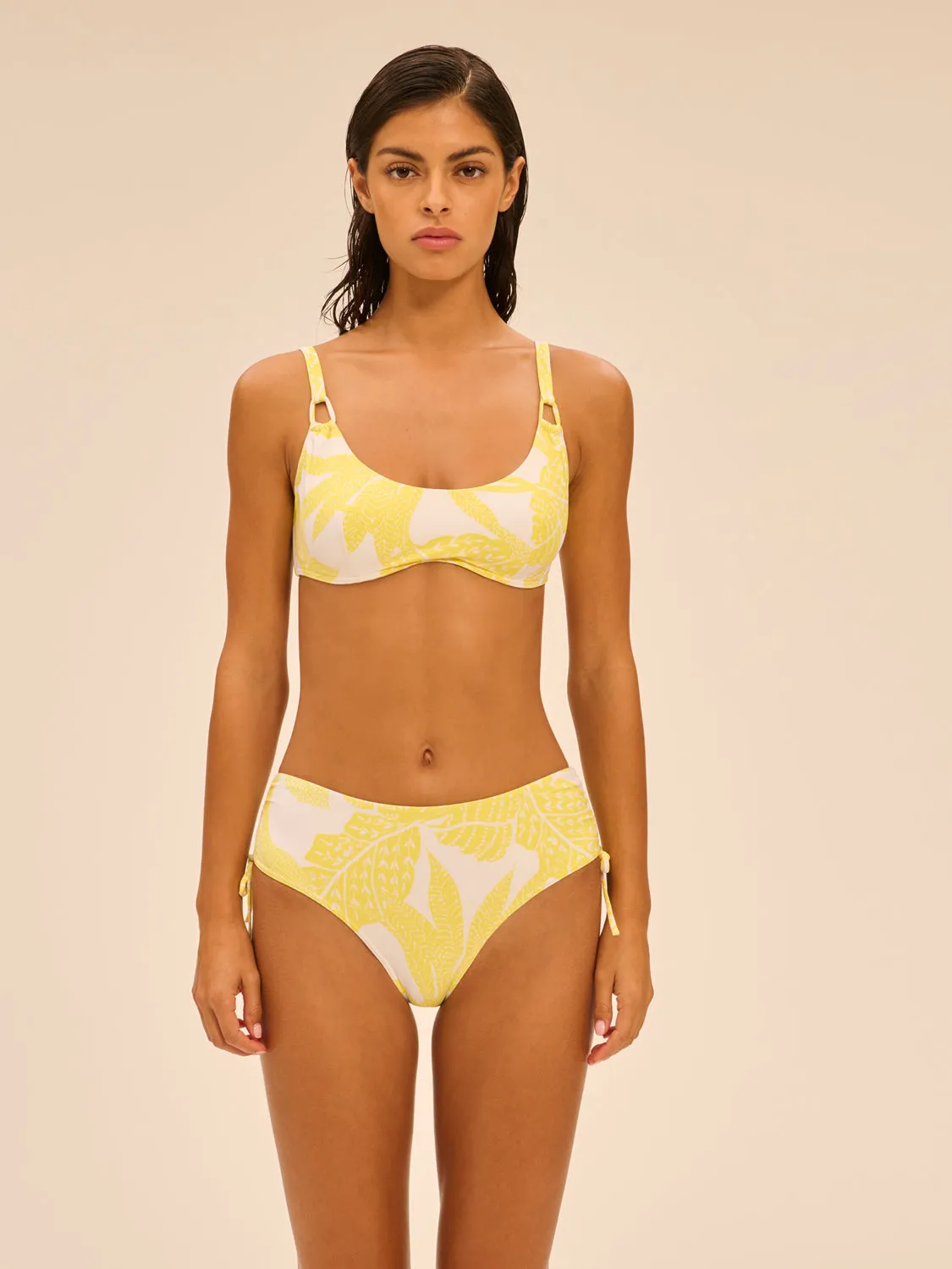 Melia Underwire Scoop - Plumeria Yellow