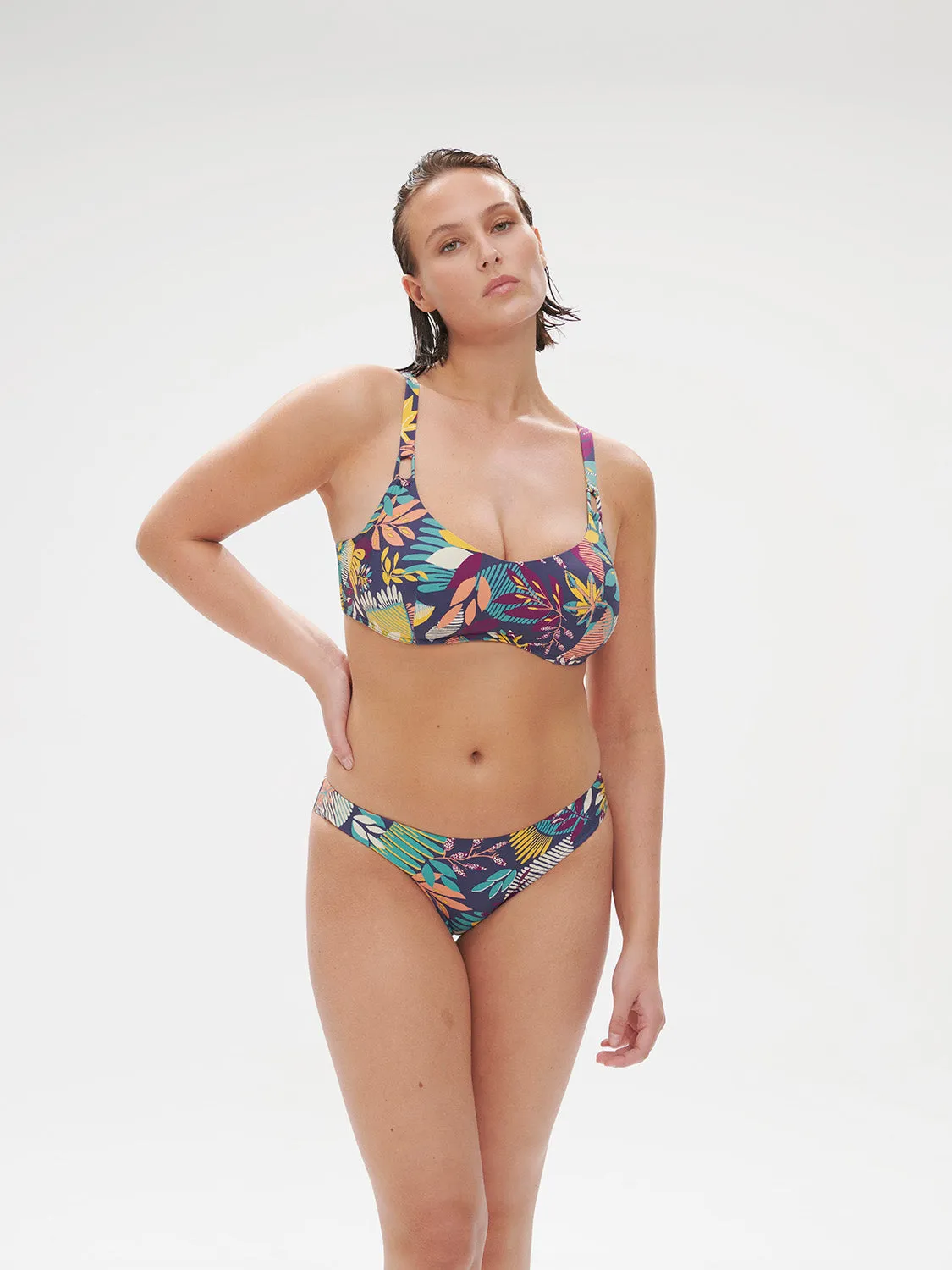 Melia Underwire Scoop - Seaside Blue