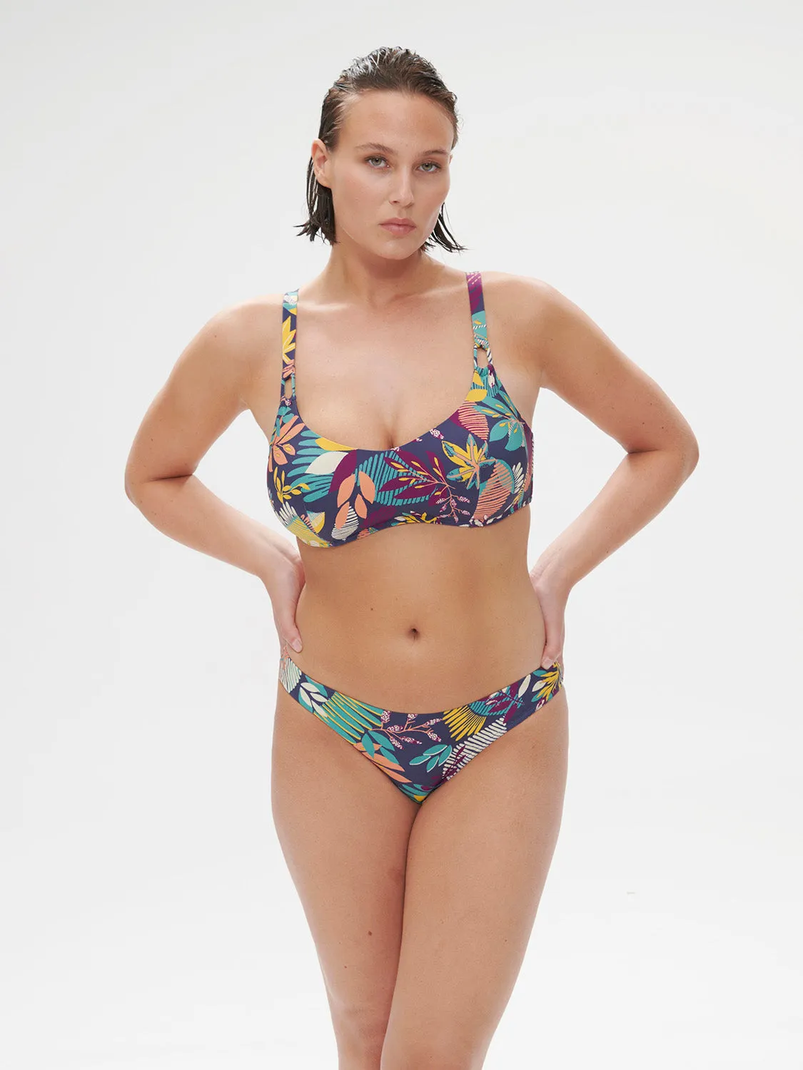 Melia Underwire Scoop - Seaside Blue