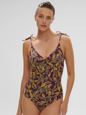 Melia Wireless Padded One-Piece - Agadir Purple