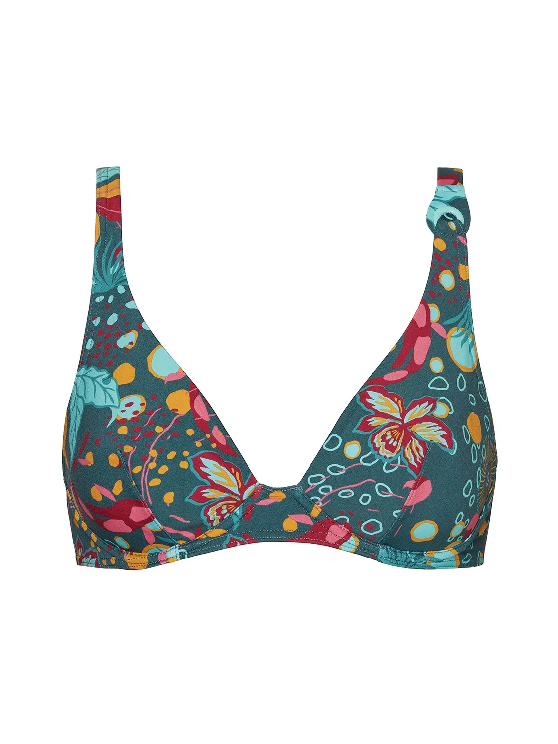 Neroli Underwire Plunge - Lagoon Green