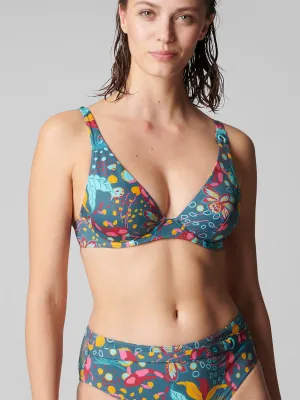 Neroli Underwire Plunge - Lagoon Green