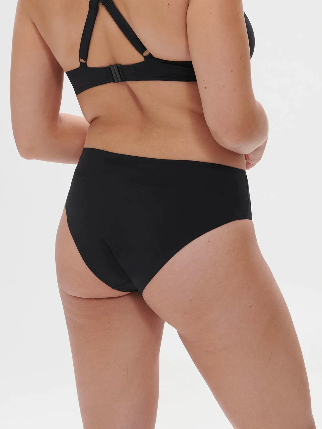 Palmeraie Retro Brief - Black