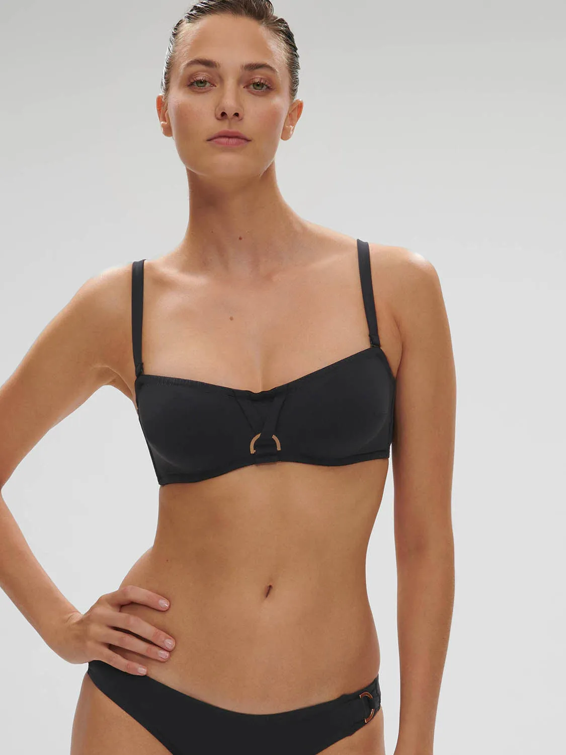 Palmeraie Underwire Bandeau - Black