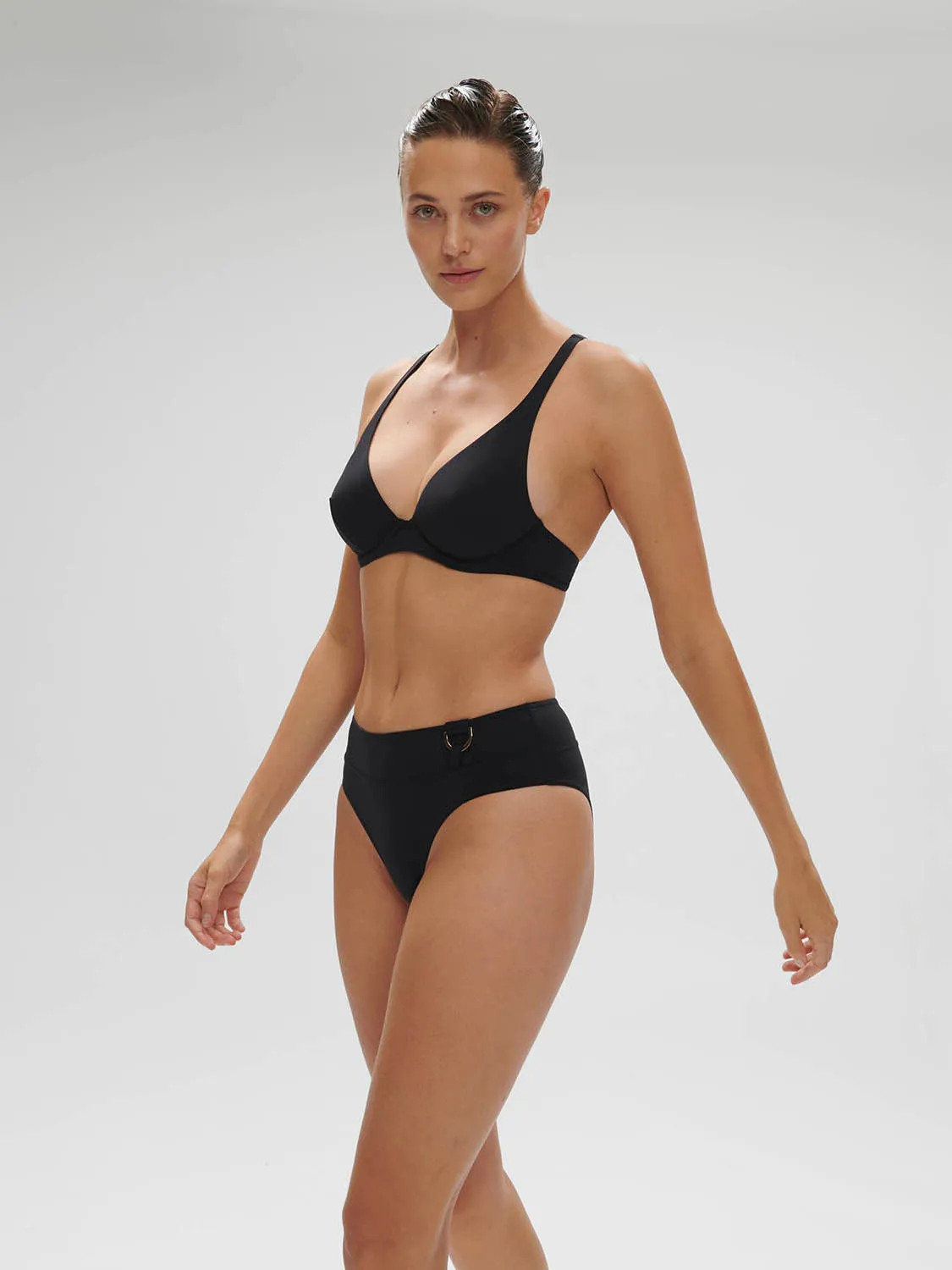 Palmeraie Underwire Plunge - Black