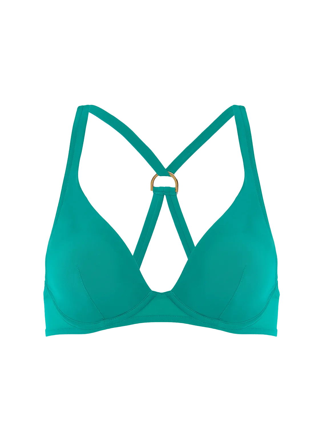 Palmeraie Underwire Plunge - Waterfall Green