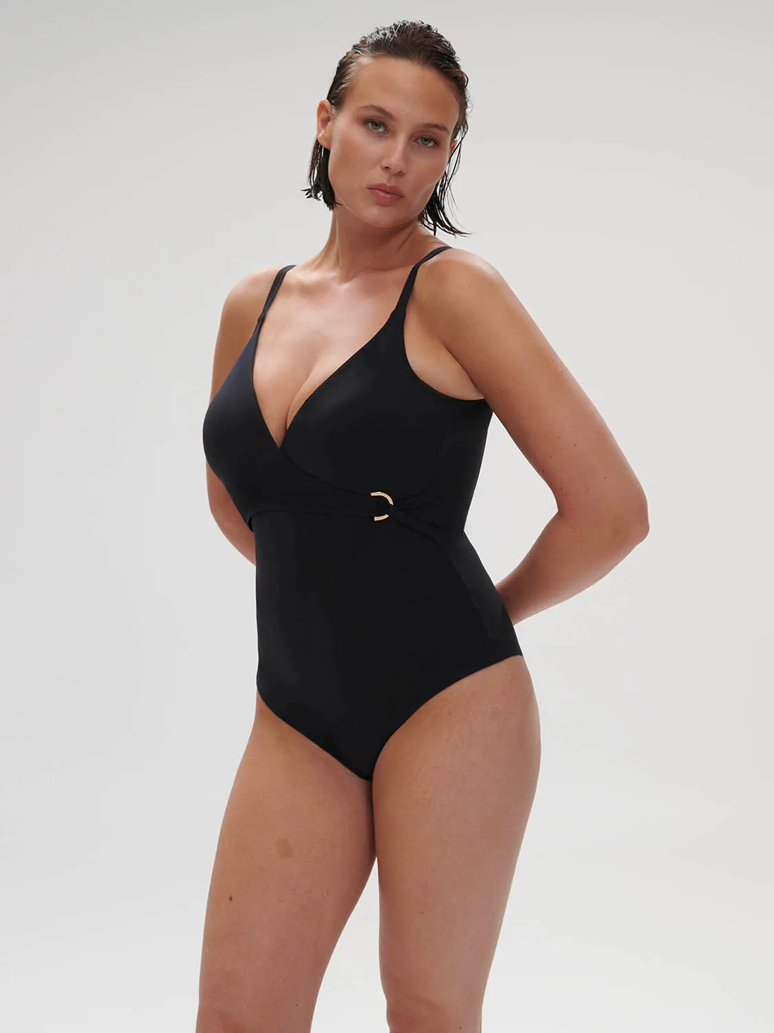 Palmeraie Wireless Padded One-Piece - Black