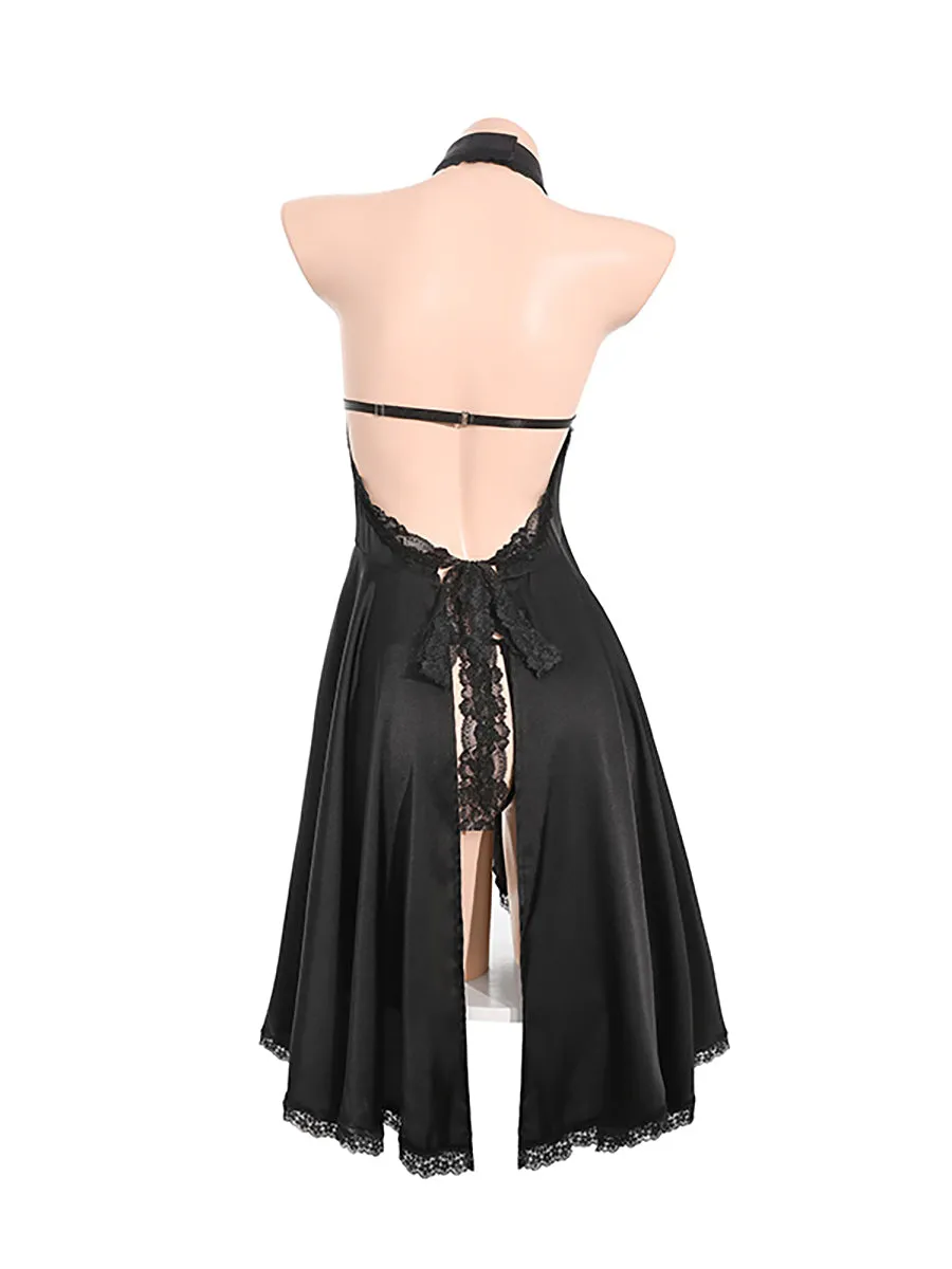 Seductive Devil Horn Lingerie Dress