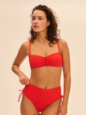 Select Underwire Bandeau - Pomegranate
