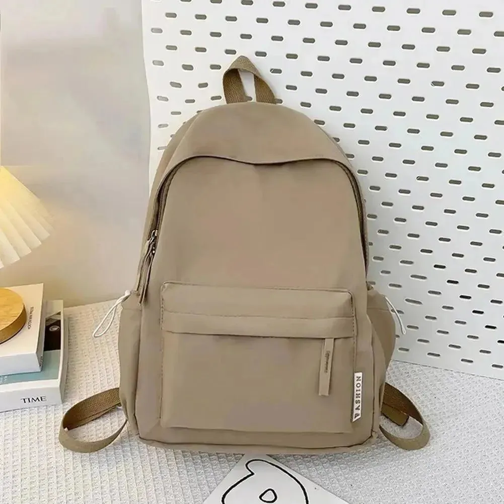 Solid Color Women's Backpack
