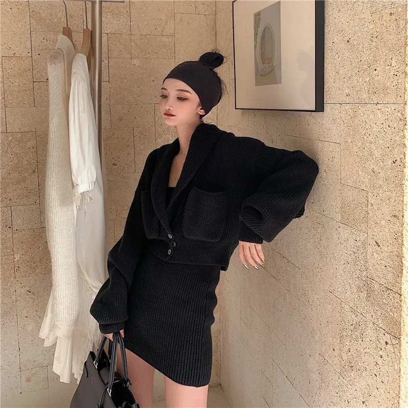 Sweater jacket   skirt