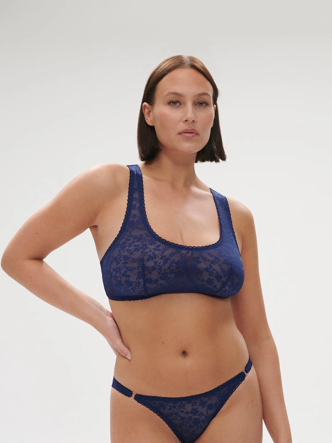 Thelma Bralette - Midnight Blue