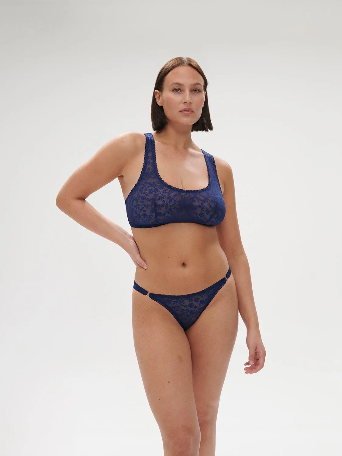 Thelma Bralette - Midnight Blue