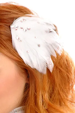 White Swan Hair Clip
