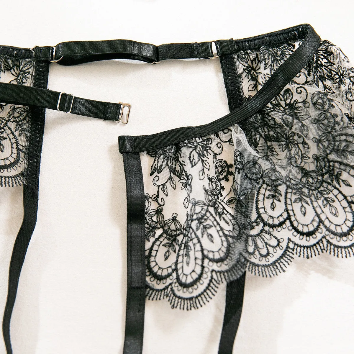 Women Lingerie Sets Lace Lingerie Set Bra and Panty Sets with Garter Belt Babydoll Teddy